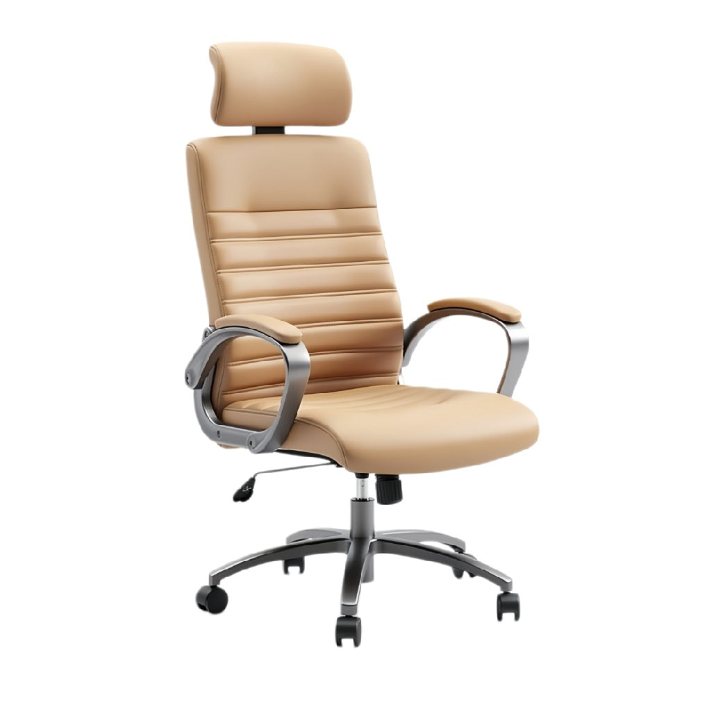 Ergonomische bureaustoel met verstelbare rugleuning en armleuningen